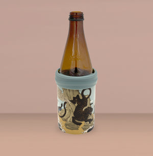 The Coolie - Can/bottle cooler - Blue Wave -Laura Shallcrass