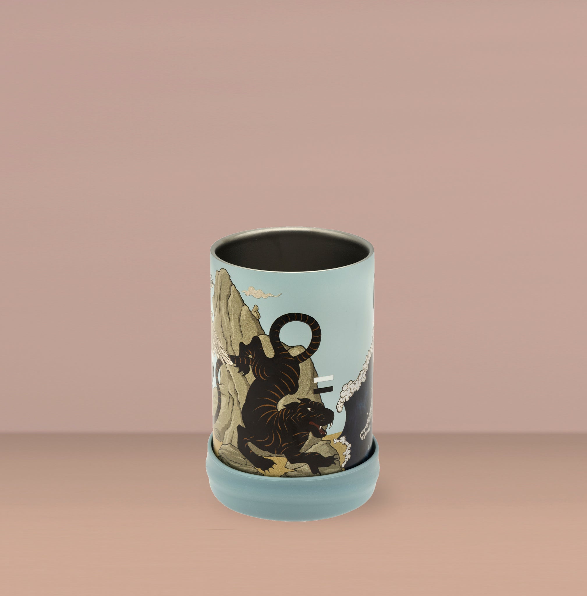 The Coolie - Can/bottle cooler - Blue Wave -Laura Shallcrass